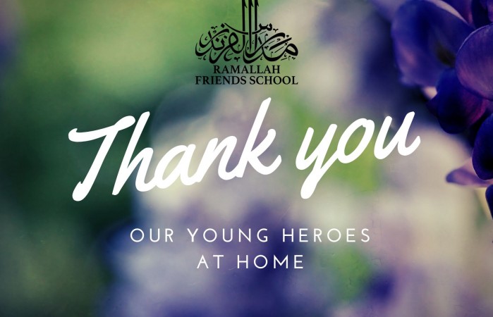 Head of School Thanks our Young Heroes at Home